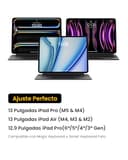 tomtoc 360° Funda Tablet para 13 Pulgadas iPad Air M4/M3/M2 2026, 13 Pulgadas iPad Pro M5/M4, 12,9" iPad Pro M2&M1, Funda con Compartimento para Accesorio, Compatible con Magic/Smart Keyboard Folio - 8