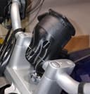 Lenkerhalterung passend für Tomtom Rider 400/410 / 450/500 / 550 und Garmin Zumo XT / XT2 - Halterung für Motorrad-GPS-Geräte und Navis (22mm) - 2