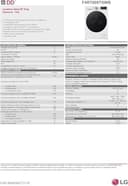 LG AI DD F4R7009TSWB Lavatrice 9 kg Classe A -10%, 1400 Giri, Carica Frontale con Oblò in Vetro Temperato, Funzione TurboWash 360, Vapore su 7 Programmi, Wi-Fi, Libera installazione, Serie R7, Bianca - 23
