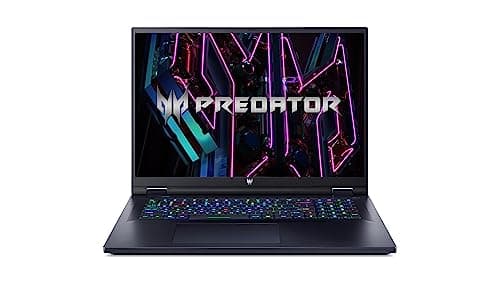 Acer Predator Helios 18 (PH18-71-93CJ) Gaming Laptop | 18 Inch WQXGA 240Hz Display | Intel Core i9 13900HX | 32 GB RAM | 2 TB SSD | NVIDIA GeForce RTX 4080 | Windows 11 | QWERTZ Keyboard | Black