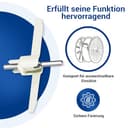 VIOKS Bosch 00630760 - Extractor con aspas de desviación para robot de cocina MUM5 & Bosch MUM5 MUM58L20 Accesorios - 4