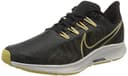 Nike Women's W AIR ZOOM PEGASUS 36 PRM Running Shoe, Dk Smoke Grey Particle Grey Black Infinite Gold Pale Ivory Summit White, 4 UK - 1
