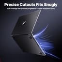 Soonjet for MacBook Pro 14 inch Case 2026 2025-2021 | M5 M4 M3 M2 M1 Pro/Max | 100% Match Official Color | Protective Hard Shell Laptop Cover | Space Black Clear - 7