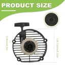 Cynkpeg 545111701 - Conjunto de arranque de retroceso para soplador de hojas Husqvarna 125BV 125BX 125BVX, carcasa de arranque de retroceso 125B, repuesto 5451117-01 5451118-01 - 4