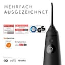 Wondersmile Munddusche PRO - Testsieger 2026 - TÜV SÜD-geprüft - 100 Tage risikofrei testen - SmoothFlow-Technologie für optimale Zahn- & Zahnfleischpflege - 5 Modi - PowerAkku 30 Tagen Laufzeit - 6