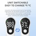 Termometro Digital para fiebre para bebés,niños y adultos,Termometro bebe infrarrojo sin contacto para la Termómetro frente,con mediciones precisas instantáneas,alarma de fiebre,℃ y ℉ Conmutable - 7