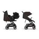 CYBEX Gold Passeggino BEEZY con posizione reclinabile ergonomica, Dalla nascita a circa 4 anni (max. 22 kg), Pieghevole in modo compatto, Sistema di cinture a una mano, Chocolate Brown - 5