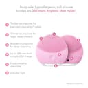 FOREO LUNA mini 2 Facial Cleansing Brush - Travel Accessories - Face Massager Electric - All Skin Types Ultra-hygienic Skincare - Simple Face Wash - Silicone Electric Face Cleanser - Pearl Pink - 4