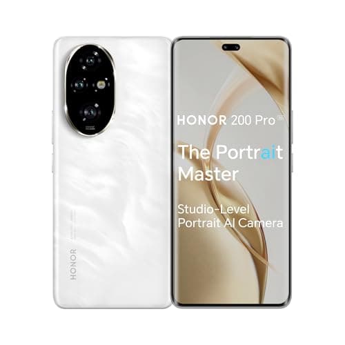 HONOR 200 PRO 5G 12Gb/512Gb 6.78" Amoled FHD+ Smartphone 100W 5200mAh WiFi AX Blanco