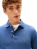 Tommy Hilfiger Men’s Slim Basic Long Sleeve Polo Shirt, Blue (Aegean Sea), M - 3