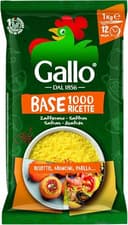 Riso Gallo Pronto Risotto Rice with Saffron, Vegan, 1 kg (Pack of 1) - 1