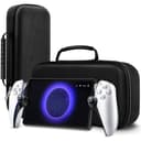 iVoler Portatile Custodia per Playstation Portal Remote Player, Harte Eva Protettiva Custodia per Playstation Portal, Borsa da Viaggio Portatile a Prova di Gocce, Nera - 1