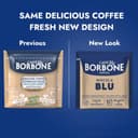 Caffè Borbone Kompostierbare Kaffeepads, Blaue Kaffeemischung - 50 Pads - Kompatibel mit ESE System Papier Pads 44 mm - 3