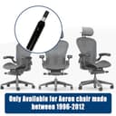 6" Pneumatic Gas Cylinder for Herman Miller Classic Aeron Chair,Office Chair Hydraulic Cylinder Replacement,Stroke Gas Lift Cylinder#1B08VM,Heavy Duty 450lbs New Pneumatic Cylinder, Gas Cylinder, - 2