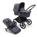 Bugaboo Fox Cub Kinderwagen für jedes Gelände, leichter und stabiler Kinderwagen, strapazierfähiges Design und extragroßes Sonnendach, einteilig und selbststehend faltbar, Stormy Blue - 1
