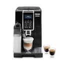 De'Longhi Dinamica ECAM 350.55.B Kaffeevollautomat mit LatteCrema Milchsystem, Cappuccino, Espresso und Kaffee auf Knopfdruck, Digitaldisplay, 2-Tassen-Funktion, Großer 1,8 Liter Wassertank, Schwarz - 1