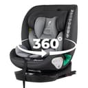For Your Little One AllStage 360 Group 0/1/2/3 Car Seat, ISOFIX i-Size, 360-Degree Rotation, Rear and Forward-Facing, Birth to 12 Years, 5-Point Harness, 7 Height Positions (Slate Mist) - 2