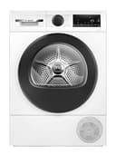 Bosch WQG243D41 Serie 6, Wärmepumpentrockner 9 kg, Extra Kurz Trockenprogramm, Halbe Beladung Option, Auto Dry, Easy Clean Filter, Sensitive-Drying-System, Trommelreversierung, Innenbeleuchtung, Weiß - 1