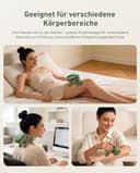 Massagegerät, 4D Nackenmassagegerät, USB Elektrische Schultermassagegerät mit Wärme, 3 Massagegrade & 2 Heizstufen, Tragbares Nacken und Schulter Shiatsu Massagegerät für Zuhause, Büro & Reise - 8