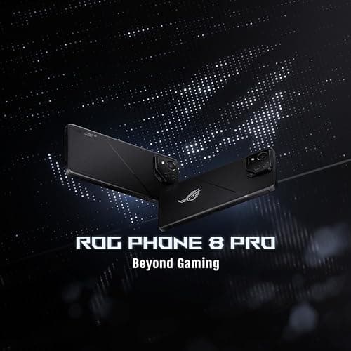 ASUS ROG Phone 8 PRO, EU Ufficiale, Nero (Phantom Black), 16GB RAM 512GB Storage, Snapdragon 8 Gen 3, 6,78" AMOLED 165Hz, Fotocamera 50MP con Gimbal