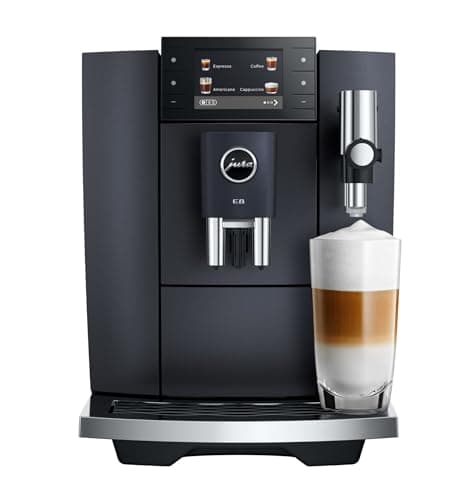 Jura - E8 Cosmic Black (ED) - Kaffeevollautomat mit 27 Spezialitäten, Light Brew und Sweet Foam