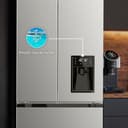 Cecotec Frigorifero Porta Francese Bolero CoolMarket FD 436 WD Inox E. 436L, Dispenser Acqua, Inverter Plus, No Frost, Multi Airflow, Fast Cooling/Freezing, Classe E, Metal Cooling, 83,6x63,6x183 cm - 13