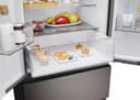 Haier FD 70 Serie 3, Frigorifero French Door, 2 Porte + 4 cassetti, 402 Litri, Total No Frost, Air Surround, My Zone, Libera Installazione, Classe E, (AxLxP) 177,5x70x68,8 cm, Dark Inox- HFR3718ENMD - 5