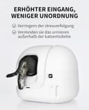 PETKIT Erhöhte Schwelle für PuraMax 2 Selbstreinigende Katzentoilette, Anti-Leck Urin- und Katzenstreuabweiser für PuraMax,Erhöht die Schwelle für Automatische Katzentoiletten, Weniger Unordnung - 3