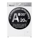 LG AI DD D4R9513TPWC Lavadora Secadora 13/7 kg Serie R9 Clase D Lavadora Secadora 1.400 RPM TurboWash 360 Vapor Steam+ y Antiarrugas, Dosificación Automática, Wi-Fi, Blanco - 1