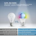 Osram SMART+ LED-Lampe P40 RGBW E27, Miniballform, WLAN-fähig, steuerbar mit App, kompatibel mit Matter, Alexa, Google Assistant, White - 9