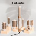 Cecotec Cepillo de Aire Secador Moldeador Alisador Multifunción 8 Cabezales CeramicCare AirGlam Champagne. 1400W, Tecnología Coanda, 3 Velocidades, 3 Temperaturas, Control Inteligente Calor, 110000rpm - 2