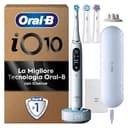 Oral-B Spazzolino Elettrico Ricaricabile iO 10 Bianco, 1 Spazzolino Elettrico, 3 Testine di Ricambio, Custodia Da Viaggio Ricaricabile, iO 10, Pulizia Denti, Sensore di Pressione, Gengive Protette - 1