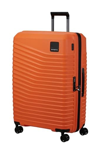 Samsonite Intuo - Spinner L, Erweiterbar Koffer, 75 cm, 105/115 L, Orange (Apricot)