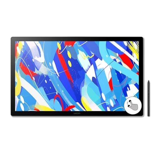 Wacom Cintiq 24 Touch Drawing Tablet con schermo, Display da 23,8 pollici, Pro Pen 3 (senza batteria), 100% sRGB Pen Display per artisti, designer, animazione, sviluppatori di giochi, funziona con Mac
