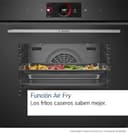 Bosch - Horno, Serie 8, 60 cm de ancho, Función Platos, AirFry, Asistente de limpieza con agua, negro, HBG724AB1 - 7