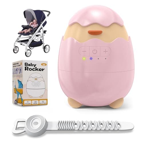 Robofun Baby Rocker, Mecedora automática para Cochecito - portátil, Mecedora suave,carga USB-C, 3 ajustes de intensidad - Apta para todos los cochecitos