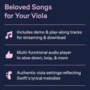 Taylor Swift - Selections from Midnights &: The Tortured Poets Department Viola Play-Along Book with Online Audio - 4