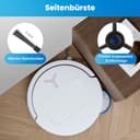 24 Stück Zubehör für Ecovacs Deebot T50 Pro Omni Gen2 / T50 PRO Omni / T50 Omni Saugroboter, Ersatzteile mit 1 Hauptbürste, 6 Wischtücher, 6 Staubbeutel, 4 Filter, 6 Seitenbürsten, 1 Reinigungsbürste - 7