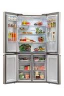 Haier Cube 90 Serie 5 Frigorifero Multidoor 4 Porte 643 L, Total No Frost, Air Surround, T-ABT Antibatterico, Inverter, Display Touch, Classe E, 190.5x74.8x90.8 cm, Inox, HCR5919ENMM - 3