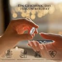 Vinani Ring aus 925 Sterling Silber - Schmaler Damenring klassisch schlicht mattiert als Partnerring für Frauen, nickelfrei & antiallergisch, Designed in Deutschland, RCL58 - 5