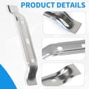 SWAWIS 2 Stück Mähroboter Messer Kompatibel mit Stihl Mähroboter iMOW RMI 422 422P 422PC RMI422 P C Mähroboter Messer Rasenmähermesser Ersatzmesser Rasentrimmer für Mähroboter Rasenroboter - 4