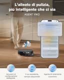 ECOVACS DEEBOT T90 PRO OMNI Robot aspirapolvere lavapavimenti, 30.000 Pa, ricarica PowerBoost, OZMO ROLLER 3.0 con TruEdge 3.0, erogazione automatica della soluzione detergente, AGENTE YIKO AI, nero - 9