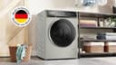 Bosch Serie 8 WGB2560X1 Waschmaschine 10 kg, 1600 U/min, Energieeffizienzklasse A, Fleckenautomatik, Iron Assist, SpeedPerfect, Nachlegefunktion, Home Connect, Made in Germany, leise, Silber Inox - 2