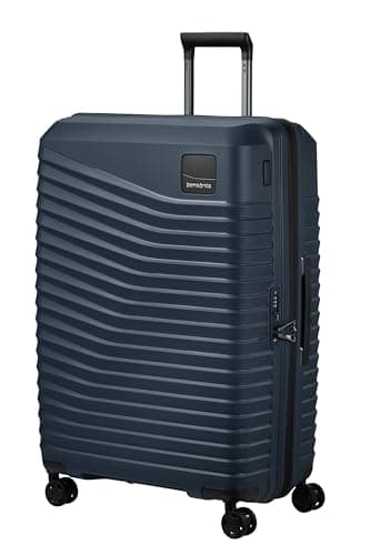 Samsonite Intuo - Spinner L, valigia espandibile, 75 cm, 105/115 L, blu (Blue Nights)