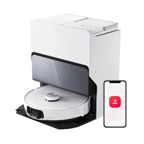 roborock S8 MaxV Ultra Robot Vacuum Cleaner with Mop Function and Lifting Mop, Extensive Cleaning Thanks to the Extendible Side Brush, 10,000 Pa, 60 °C Hot Water Mop Wash, All-in-One Dock