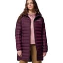 Columbia Women's Lake 22 2 Down Long Hooded Jacket, Hooded Puffer Down Jacket, Moonvista, L - 5