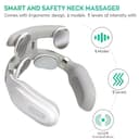 Neck Massage Machine with 4-Head Design – Electric Heated Cervical Spine Massager with Light Vibration Hot Compress – Neck & Shoulder Pain Relief for Home, Office, and Travel – Ergonomic Design - 6