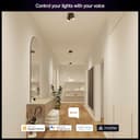 Philips Hue Essential Smart LED GU10 Spotlight Bulb, White and Color Ambiance, 4.7W, 2200K-6500K, 345 Lumens, Dimmable, Works with Alexa, Google Assistant, and Apple Home, 4 Pack - 5
