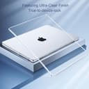 MOSISO Cover Compatibile con MacBook Air 15 Custodia M5 M4 M3 M2 2026 2025-2023 A3448 A3241 A3114 A2941 con Touch ID, Cover per Macbook Air 15 Pollici M5 M4 M3 M2 Case, Cristallino - 3