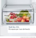 Bosch KIL82NSE0 Serie 2, Frigorifero monoporta da incasso con congelatore, Cassetto Multi Box XXL, Luce LED, Tecnologia Inverter Intelligente, 177.5 x 56 cm, cerniera a traino - 5